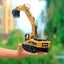 Die-cast Digger Excavator + Dump truck, 1:50, Metal Huina 1611 Carousel 6