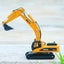 Die-cast Digger Excavator + Dump truck, 1:50, Metal Huina 1611 Carousel 8