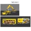 Die-cast Digger Excavator + Dump truck, 1:50, Metal Huina 1611 Carousel 11
