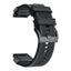 22mm Quick Release Durable Rubber Watch Band for Garmin Fenix 5-Black Carousel 3
