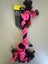 Pet One Activ Rope Dog Toy Pink & Brown 30cm Carousel 1