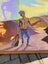 Cross Roads by Haydn Rive 1997. Carousel 9