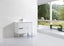 Vanity AVS900 -- White Plywood Vanity 900mm Carousel 1