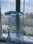 Large ice blue Goldfields Cathedral pickle bottle. Carousel 4