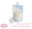 Unimom Pump & Store Breast Milk Storage Bags 20pk Carousel 10