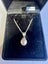 New Sterling Silver & Fresh Water Pendant & Chain #V137 Carousel 4