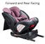 Royal 360 Rotating and Convertible Car Seat with ISOFIX and Leg Support - PINK Carousel 4