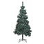 Santaco 1.8m Snow Flocked Christmas Tree Artificial Indoor Outdoor Xmas Decor Carousel 1