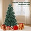 Santaco 1.8m Snow Flocked Christmas Tree Artificial Indoor Outdoor Xmas Decor Carousel 3