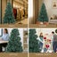 Santaco 1.8m Snow Flocked Christmas Tree Artificial Indoor Outdoor Xmas Decor Carousel 7