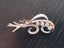 ESTATE SALE - 18CT White Gold Diamond Brooch Carousel 6