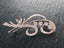 ESTATE SALE - 18CT White Gold Diamond Brooch Carousel 8