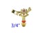 1/2 3/4 Inch Male Metal 360° Rotation Lawn Watering Sprinkler 1pc Carousel 1