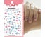 Graffiti Fun Nail Art Stickers, Abstract Nail Decals 3D Self-Adhesive Abstrac Carousel 3