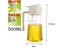 500 ML Oil Spray Pot Kitchen Household Edible Olive Oil Spray Bottle Atomized Carousel 1