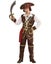 Caribbean Pirate Captain Boys Costume Carousel 2