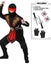 Red Kombat Ninja with Weapons Boys Costume Carousel 3