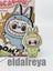 LABUBU Exciting Macaron Series "GREEN GRAPE" Plush Pendant Carousel 3