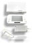 NINTENDO Wii U Console (WHITE) + Black Gamepad Carousel 2