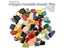 18oz/510g Polygon Porcelain Mosaic Tiles DIY Materials 1-4cm Length 3.5mm Carousel 9