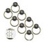 8pcs Vintage Cabinet Ring Knobs Antique Drawer Pulls Handle Carousel 4