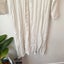 Laing (NZ) Size S White Pinstripe Longline Shirt Dress Carousel 3