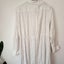 Laing (NZ) Size S White Pinstripe Longline Shirt Dress Carousel 10