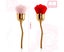 2 Pieces Rose Flower Makeup Brush Flower Blush Brush Extra Large Face Powder Carousel 2