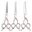 Elosung Rose Gold And Silver Professional 6.5 Inch Pet Grooming Thinning Shears Carousel 3