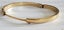 Rare Vintage Daniel S. RINE 12kt Gold Filled Hinge Bangle Carousel 9
