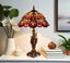 Tiffany Table Lamp (with 16" large 40cm lamp shade) Carousel 2