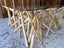 A Decorative Driftwood Glass Topped Coffee Table Carousel 8