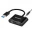 Simplecom DA316A USB to HDMI + VGA Video Card Adapter with 3.5mm Audio Carousel 1