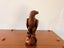 Vintage Hand Carved Teak Oriental Falcon Ornament With Glass Eyes Carousel 5