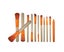 12Pcs Multifunctional Makeup Brush Kit Foundation Eyeshadow Cosmetic Tool Carousel 1