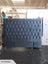 HEAD BOARD- CALIFORNIA KING SIZE (DAHLIA)blue grey velvet Carousel 2