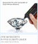 PT950 Platinum 1CT Moissanite Brilliant Diamond Ring Resizable Carousel 6