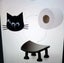 THE CATTAGE- Cute, Fun 3D Cat Single Toilet Roll Holder More As Bathroom Feature Carousel 6