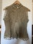 Early Victorian Beaded & steel thread Corset shaped vest. Carousel 1