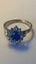 Sapphire and diamond cluster ring Carousel 2