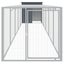 Chicken Cage With Run Anthracite 110x609x110 Cm Galvanised Steel Tonkbkb Carousel 3