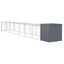 Chicken Cage With Run Anthracite 110x813x110 Cm Galvanised Steel Tonkbko Carousel 5