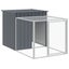 Chicken Cage With Run Anthracite 110x813x110 Cm Galvanised Steel Tonkbko Carousel 6