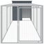 Chicken Cage With Run Anthracite 110x405x110 Cm Galvanised Steel Tonkbnk Carousel 3