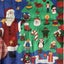 Christmas fabric panel Carousel 1