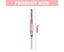 Double ended silicone nail brush and selector, 2-in-1 design silicone nail br Carousel 2