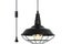 Plug in Pendant Light Industrial Pulley Pendant Lamp E27 Vintage Hanging Light Carousel 1
