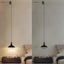 Plug in Pendant Light Industrial Pulley Pendant Lamp E27 Vintage Hanging Light Carousel 12