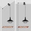 Plug in Pendant Light Industrial Pulley Pendant Lamp E27 Vintage Hanging Light Carousel 4