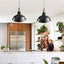 Plug in Pendant Light Industrial Pulley Pendant Lamp E27 Vintage Hanging Light Carousel 5